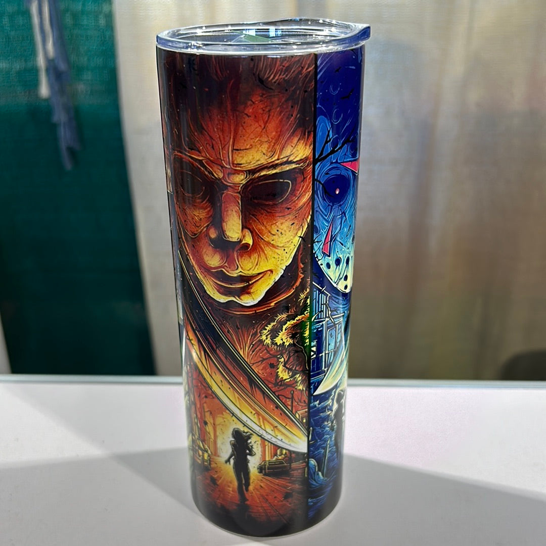 Horror Movie Scenes 20 oz Stainless Steel Tumbler