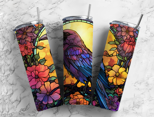 Autumn (Fall) Black Crow 20 oz Stainless Steel Tumbler