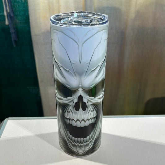 3D Look Skull Horror 20 oz Stainless Steel Tumbler