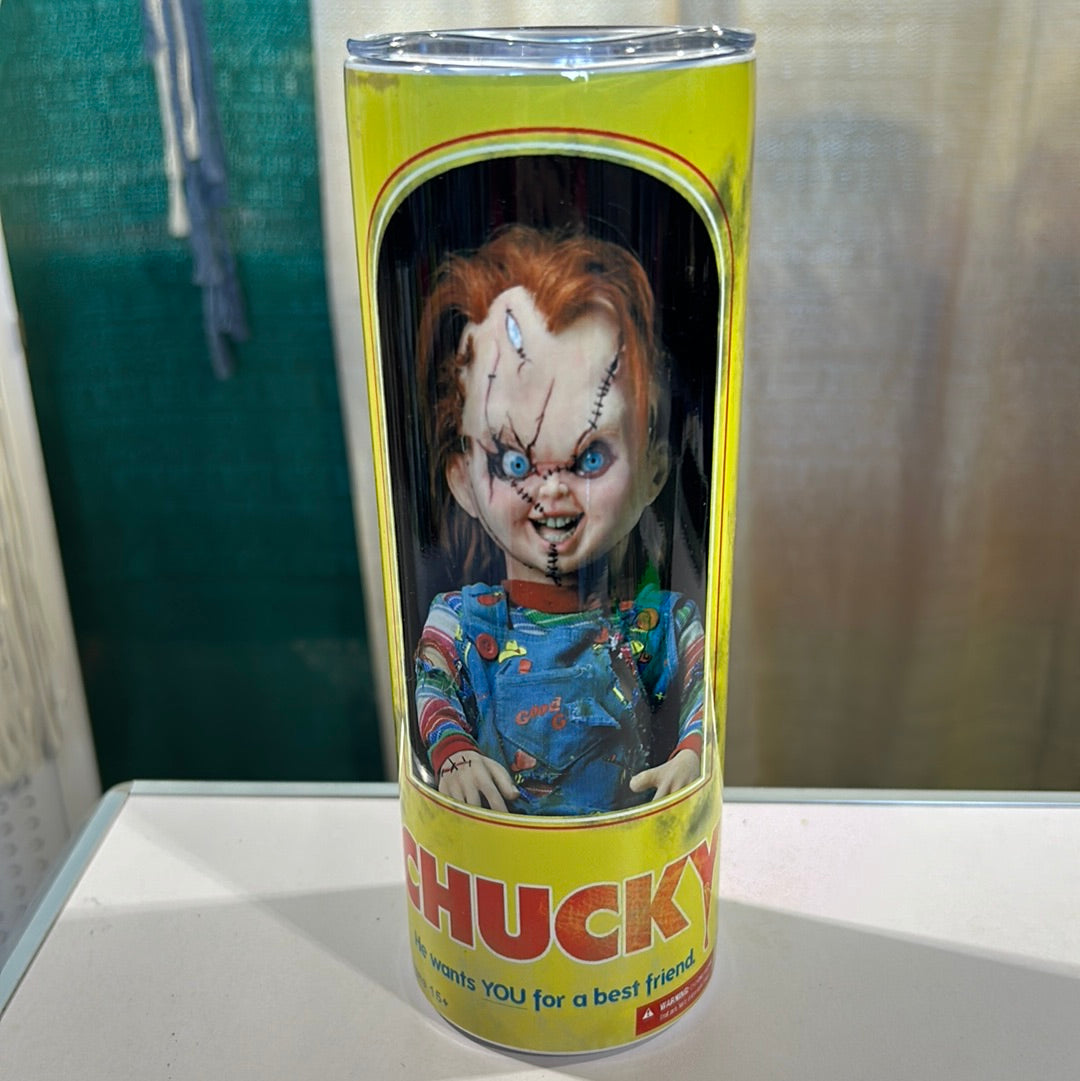 Chucky in Box Horror 20 oz Stainless Steel Tumbler