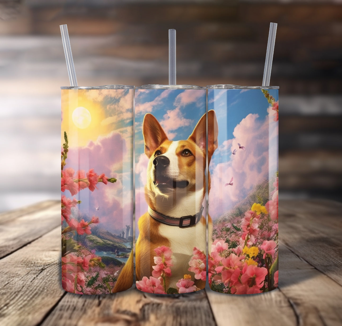 Basenji Dog 20 oz Stainless Steel Tumbler