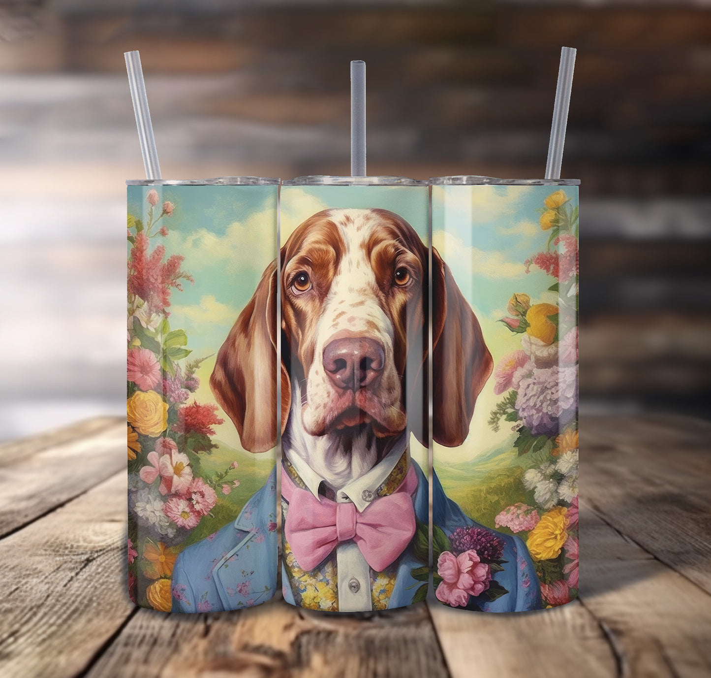 Bracco Italiano Dog 20 oz Stainless Steel Tumbler