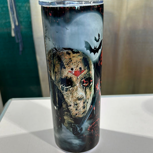 Jason Horror Movie 20 oz Stainless Steel Tumbler