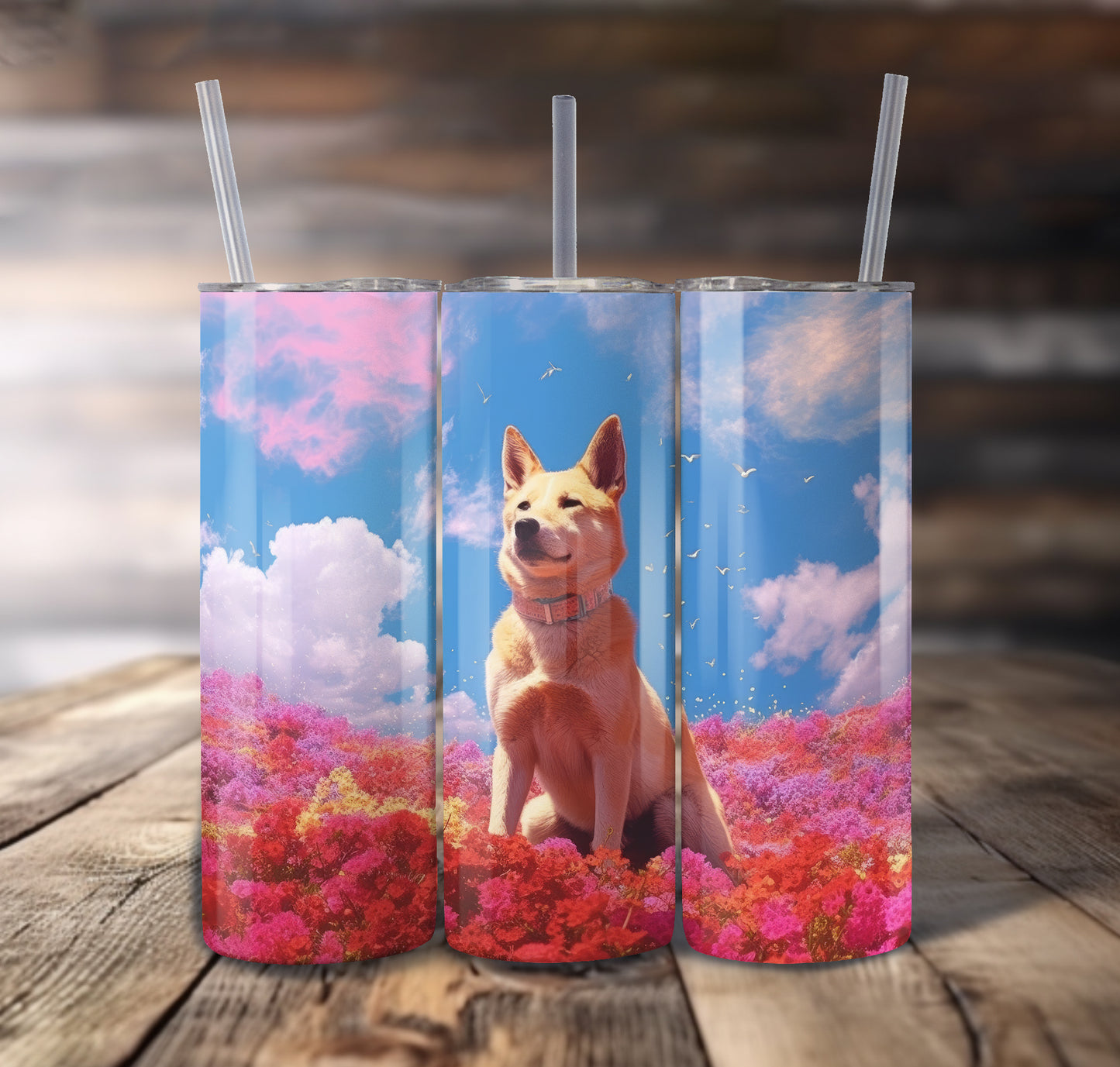 Canaan Dog 20 oz Stainless Steel Tumbler