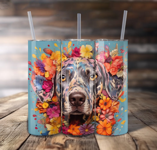 Catahoula Leopard Dog 20 oz Stainless Steel Tumbler