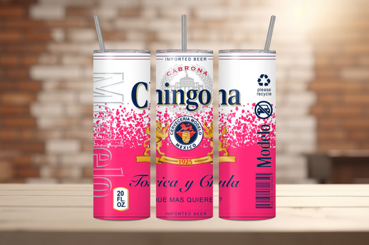 Chingona Alcohol Style Stainless Steel Insulated Tumbler