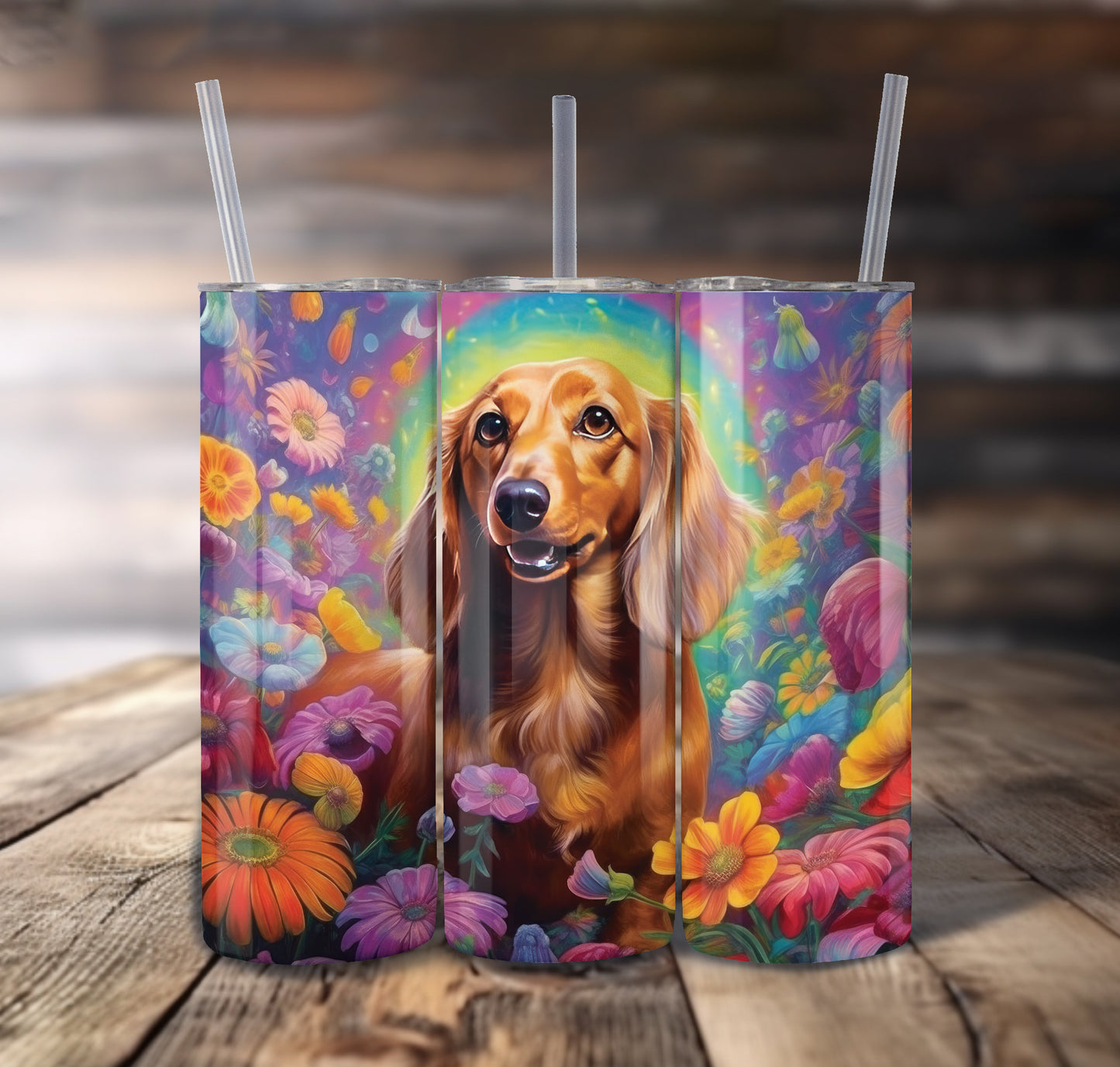 Dachshund Dog 20 oz Stainless Steel Tumbler