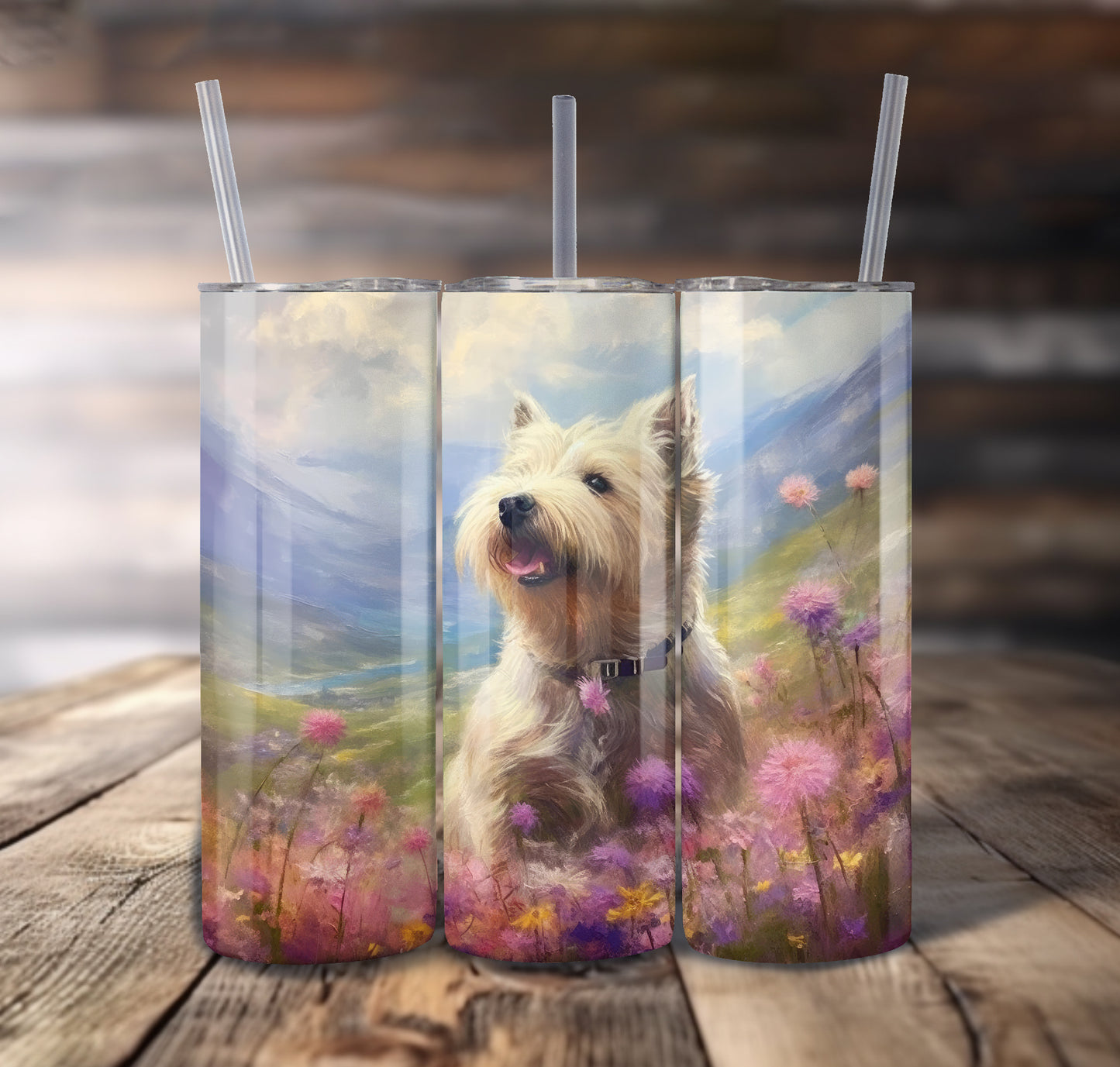 Glenn of Imaal Terrier Dog 20 oz Stainless Steel Tumbler