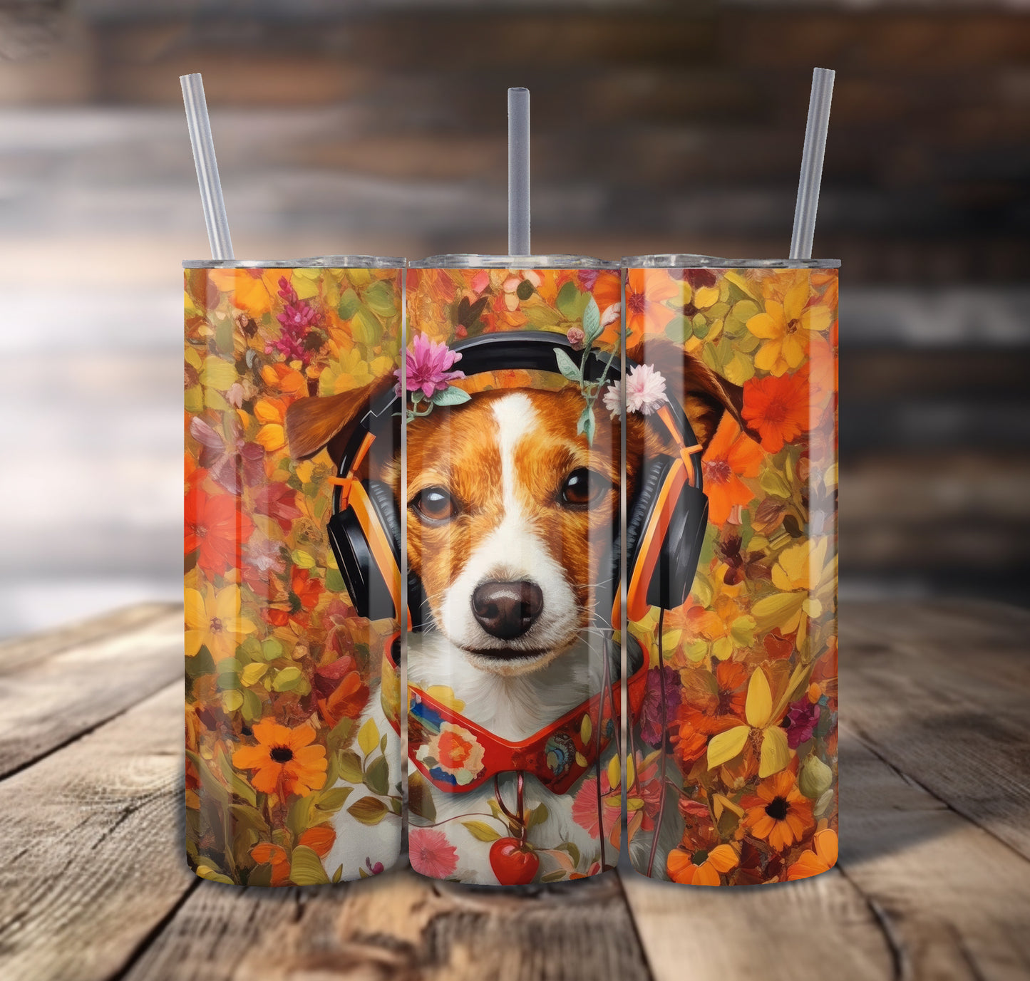 Jack Russell Terrier Dog 20 oz Stainless Steel Tumbler