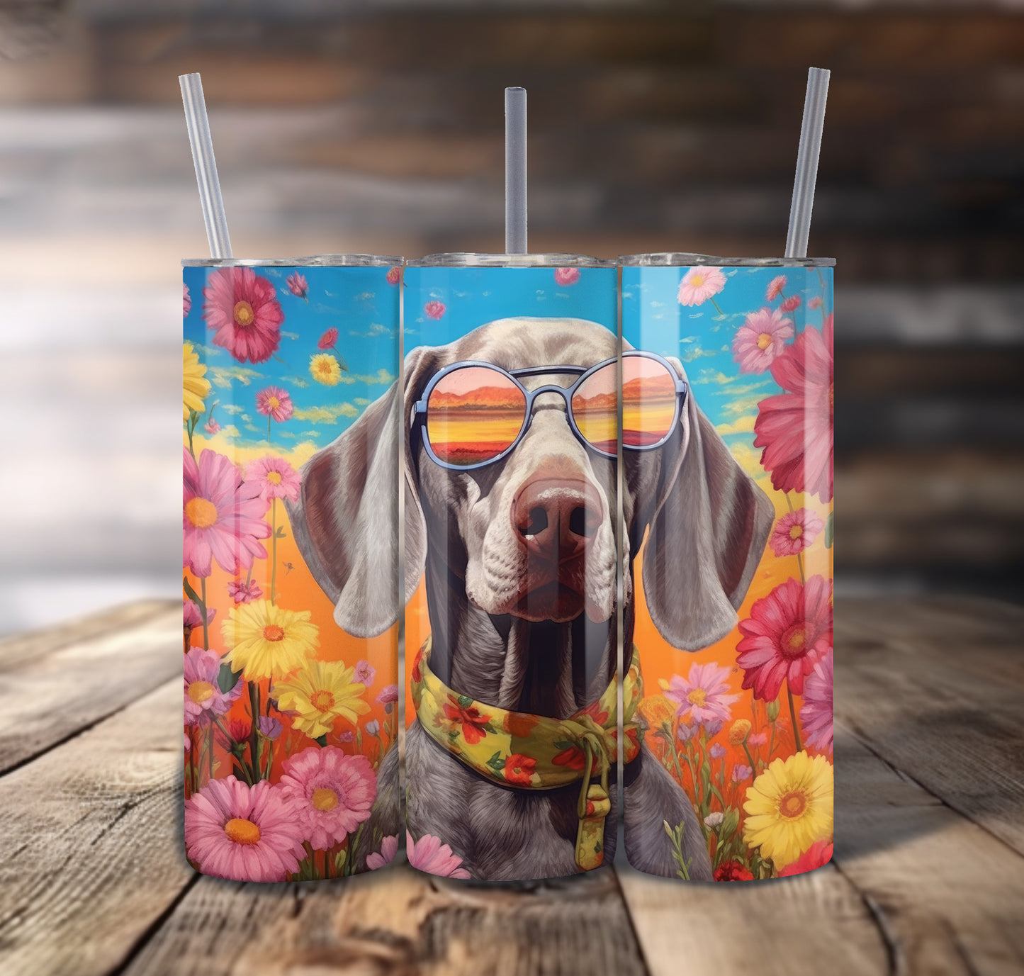 Weimaraner Dog 20 oz Stainless Steel Tumbler