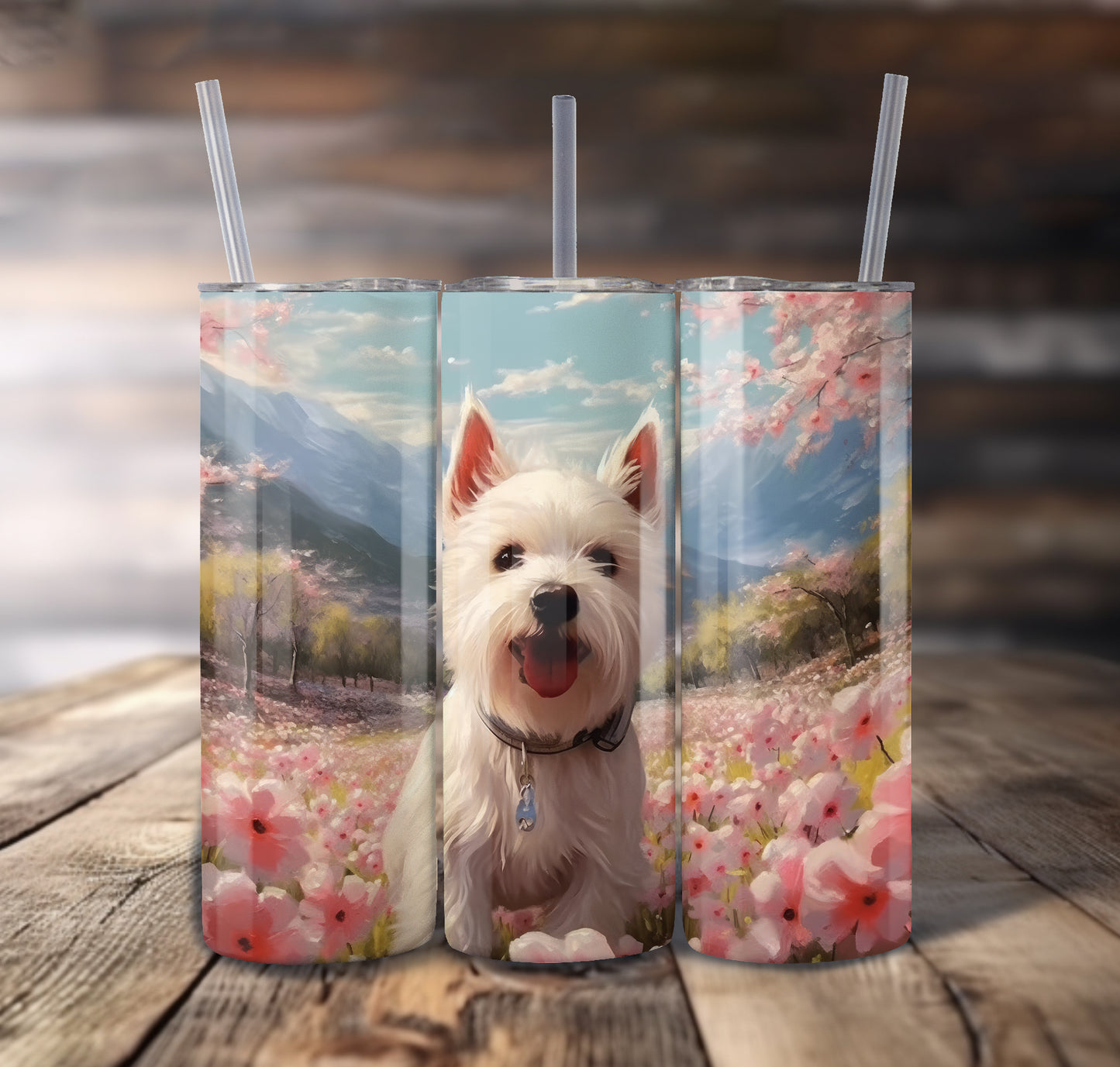 West Highland Terrier Dog 20 oz Stainless Steel Tumbler