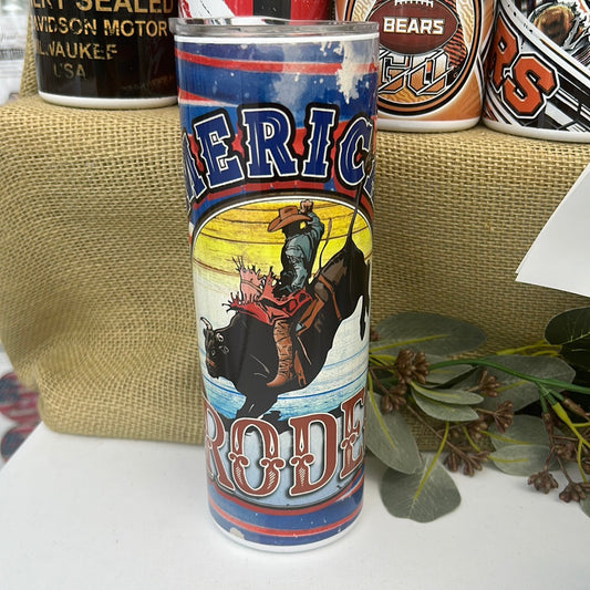 American Rodeo 20 oz Stainless Steel Tumbler